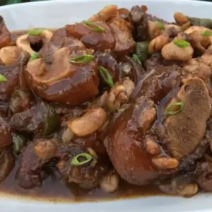 Cow Foot With Rice and Peas
